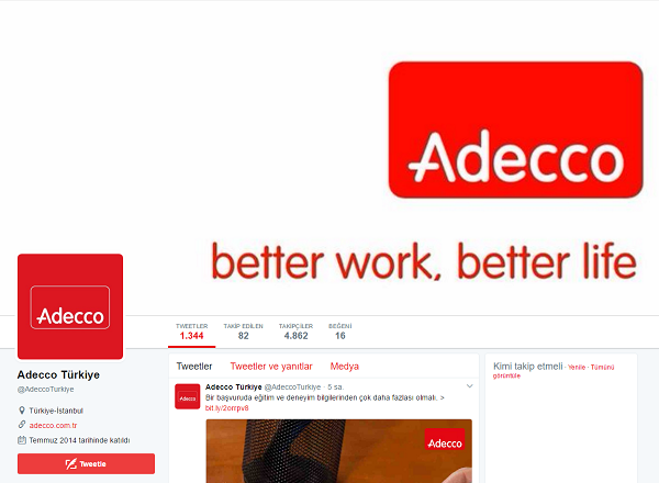 adecco turkiye twitter